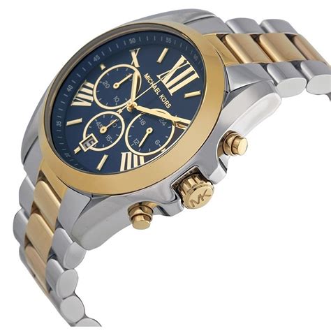 relógio michael kors feminino mk5976 prata dourado|Relógio Michael Kors BradShaw Cronógrafo Analógico Feminino .